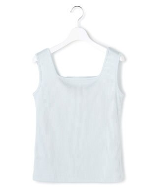 ICB ブライトステッチリブ タンクトップ サックスグレー