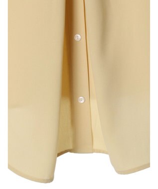 earth music&ecology バックボタンチュニック Yellow