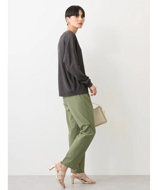 AMERICAN HOLIC ボートネックニットプルオーバー Charcoal Gray