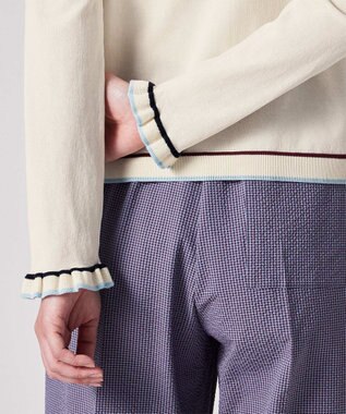 Paul Smith 【洗える】フレアスリーブ カーディガン オフホワイト