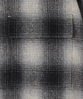 JOSEPH HOMME 【新素材】フェードフラノチェック / シャツブルゾン グレー系3