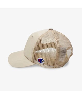 林八百吉商店 Champion　キッズ　ハートワッペンメッシュキャップ ベージュ