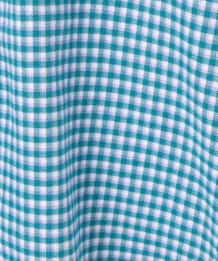 UNFILO MENS 【男女兼用】クリーンチェック ネルシャツ ブルーチェック