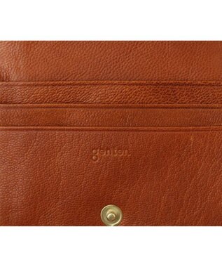 genten ゴートベーシック 二つ折り財布 チャ