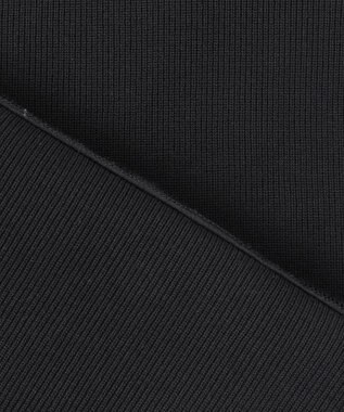 自由区 ハイツイストコットンアセテートプルオーバー ニット ブラック