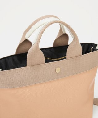 TOPKAPI 【Breath TOPKAPI】【26SS新色】RIPPLE リプル トート バッグ M（ショルダー付き） ペールサーモン