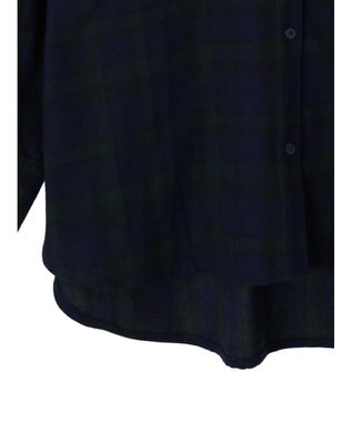 Green Parks ネルチェックシャツ Black Watch Green