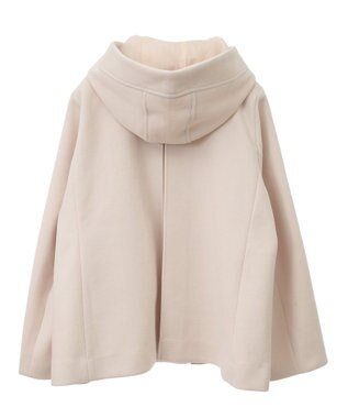 earth music&ecology ２Ｗａｙフードショートコート Ivory