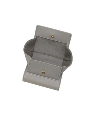 LANVIN en Bleu リュクサンブールカラー 外ボックス二つ折り財布 グレー