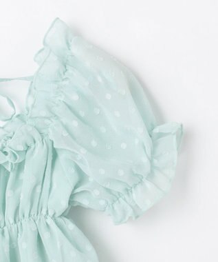 ANY KIDS 【一部店舗/WEB先行販売アイテム】2WAY シアードビーブラウス ミント