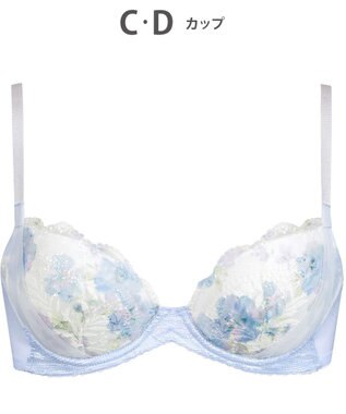 Wing 3/4カップブラ 【エアリーソフトブラ】 ふんわり軽いつけごこち　ウイング／ワコール　KB2201 ブルー