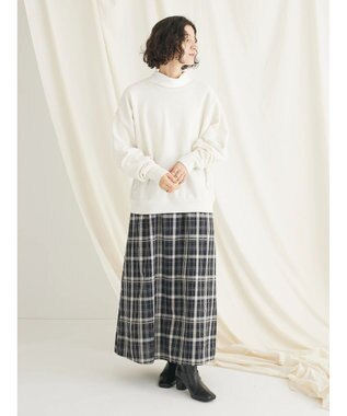 CRAFT STANDARD BOUTIQUE シェニールヤーンニットプルオーバー Ivory