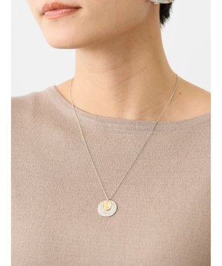 AMERICAN HOLIC メタルコインネックレス Silver