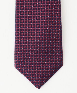 J.PRESS MEN 【J.PRESS 10PLY LUXURY SILK COLLECTION】マイクロジャガード ネクタイ ワイン系7