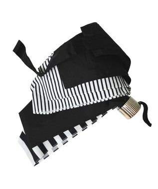 +RING 【UVカット90%以上】【簡単開閉】【数量限定】レディース向け  晴雨兼用折傘 53cm BLK-STP T1250 黒