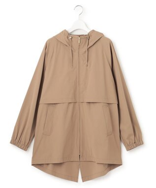 23区 【洗える/撥水加工】ナイロン2WAYストレッチ フーデットアウター ブラウン系