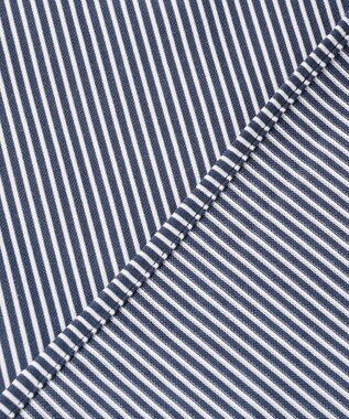 JOSEPH ABBOUD 【ジャージー素材・ストレッチ・イージーケア】コンパクトジャージーストライプシャツ サックスブルー系1