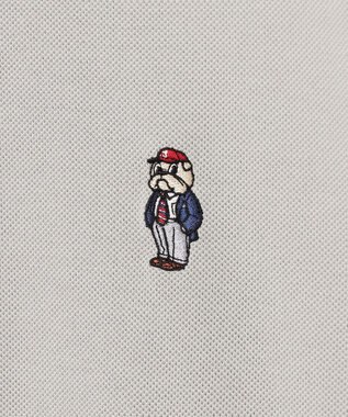 J.PRESS MEN 新デザイン【BULLDOG BOY / 8色展開】カノコレジメン ポロシャツ ライトグレー系