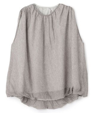 BEIGE， TOPAZ / バルーン シアーニット L.Gray