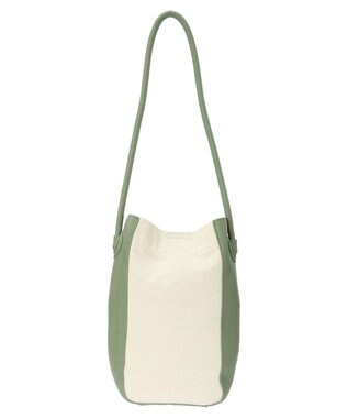 Green Parks ・ＱＵＯＮ　軽量キャンバスワンショルダーバッグ Green