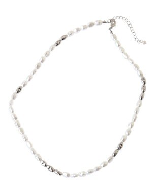 Green Parks ｅｖｅｒｙｗａｌｋ．３ＷＡＹリボンパールネックレス Silver