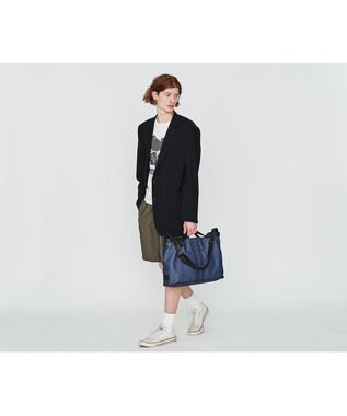 genten リデニム 2wayショルダー大 ネイビー