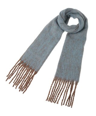 Green Parks ・ｆｕｒｒｙ　ｒａｔｅ　ヘアリーシャドーカラーマフラー Blue