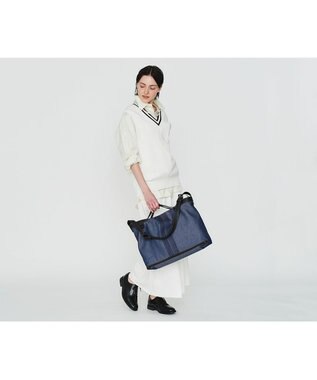 genten リデニム 2wayショルダー大 ネイビー