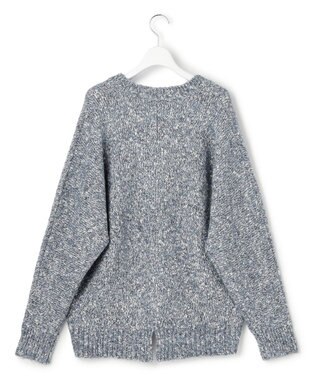 J.PRESS YORK STREET 【WOMEN】ファンシーヤーン Vネックニット ブルー系5