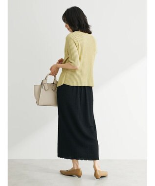 Green Parks テープヤーンドッキングニットプルオーバー Light Green