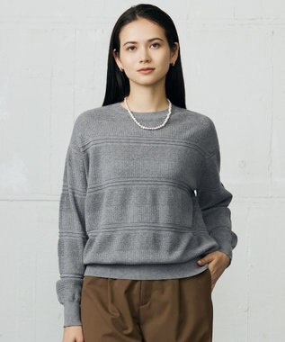 ファインコットンウール ニット