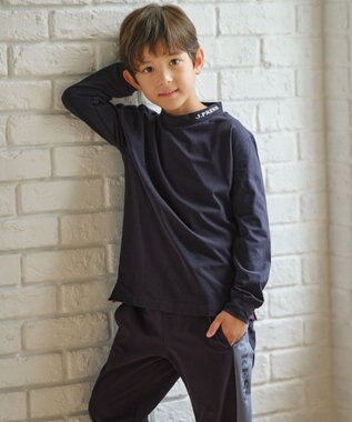 J.PRESS KIDS 【140-170cm】サイド切替パンツ ネイビー系