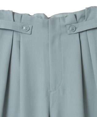 Green Parks ・ＥＬＥＮＣＡＲＥ　ＤＵＥ　サイドベルトタックパンツ Light Beige