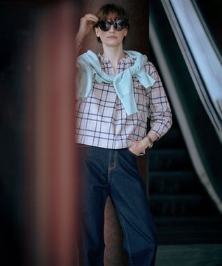 J.PRESS LADIES L 【洗える】Cotton Acetate ドルマンスリーブ カーディガン ミント系