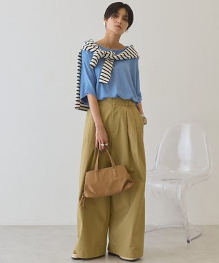 AMERICAN HOLIC 【前後2WAY】ポンチョニット Sax