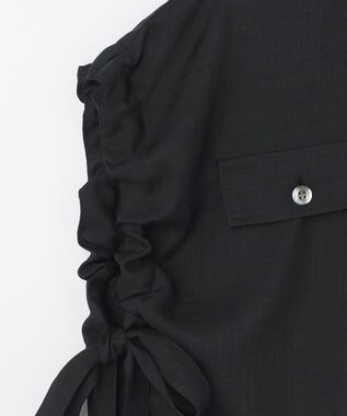 GRACE CONTINENTAL ショートポンチョシャツ ブラック