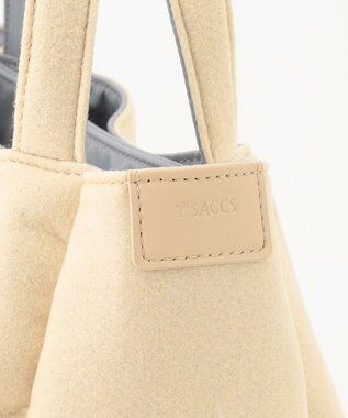 Y'SACCS フェルトトート　Sサイズ アイボリー