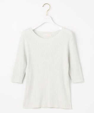 ANY SIS L 【洗える・2SET】カットデザインスタイルアップ ワンピース×ニット モカ×アイボリー