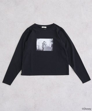 earth music&ecology シンデレラ／パフスリーブロンＴＥＥ Black