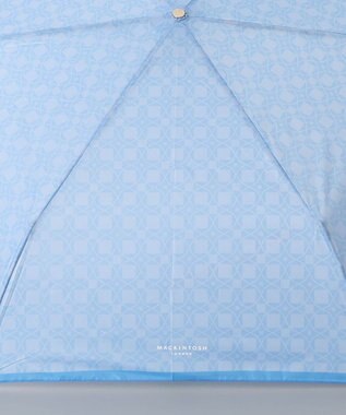 AURORA 【MACKINTOSH LONDON（マッキントッシュ ロンドン）】アンドリュー柄雨傘（折りたたみ傘） ターコイズ
