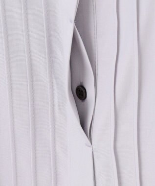 J.PRESS LADIES L シャツジャージー バンドカラー カットソー ライトグレー系