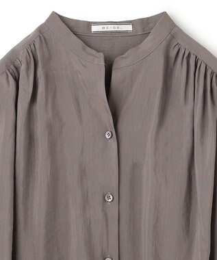 BEIGE， LILAC / シアーブラウス Steel