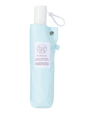 MOONBAT 【遮光100％/自動開閉】 晴雨兼用 折りたたみ傘 コンパクト kowaza コワザ 無地 ライトグリーン