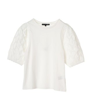 Green Parks ・ＳＵＧＡＲ　ＳＰＯＯＮ　フハクドットスリーブＴＥＥ Off White