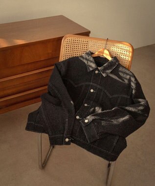 WEGO ネップデニムジャケット デニムインディゴ