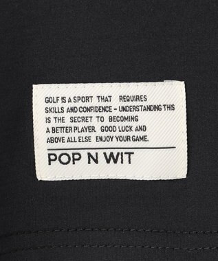 PW CIRCULUS 【WOMEN】アニマルグラフィックモックネック  ゴルフウェア レディース ブラック系