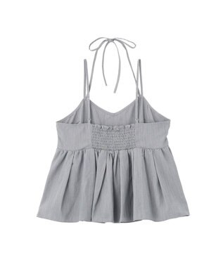 Green Parks ＳＥＴ２点キャミビスチェ＋ワイドパンツ Gray