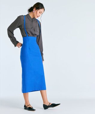 BEIGE， OLGA / シャーリングブラウス Slate