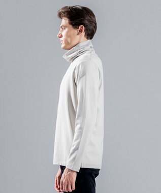 JOSEPH HOMME ヴィスコースポンチ　タートルネック アイボリー系