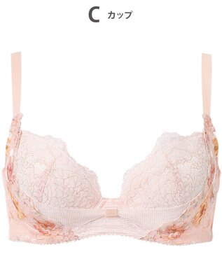 WACOAL ブラジャー 【リボンブラ 脇すっきり】 脇高設計 着やせシルエット 動いても谷間キープ Gカップまで対応 大きいサイズ レディース BXB443 /ワコール